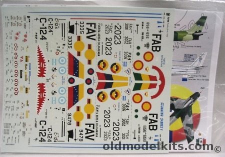 Aztec 1/72 F-86f Stunning Sabres - Argentina/Honduras/Colombian/Venezuela/Bolivia Air Forces 1/72 Decals, 72-108 plastic model kit